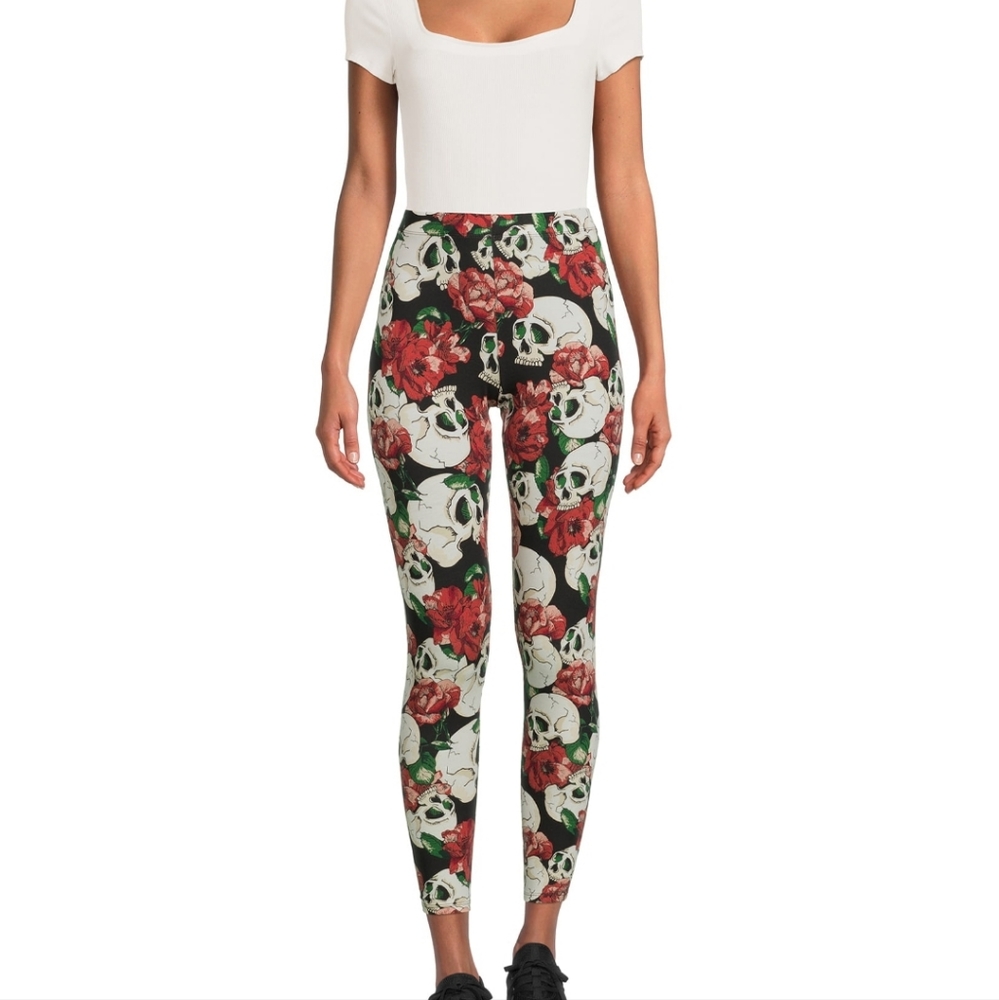 Skull High Waist Leggings